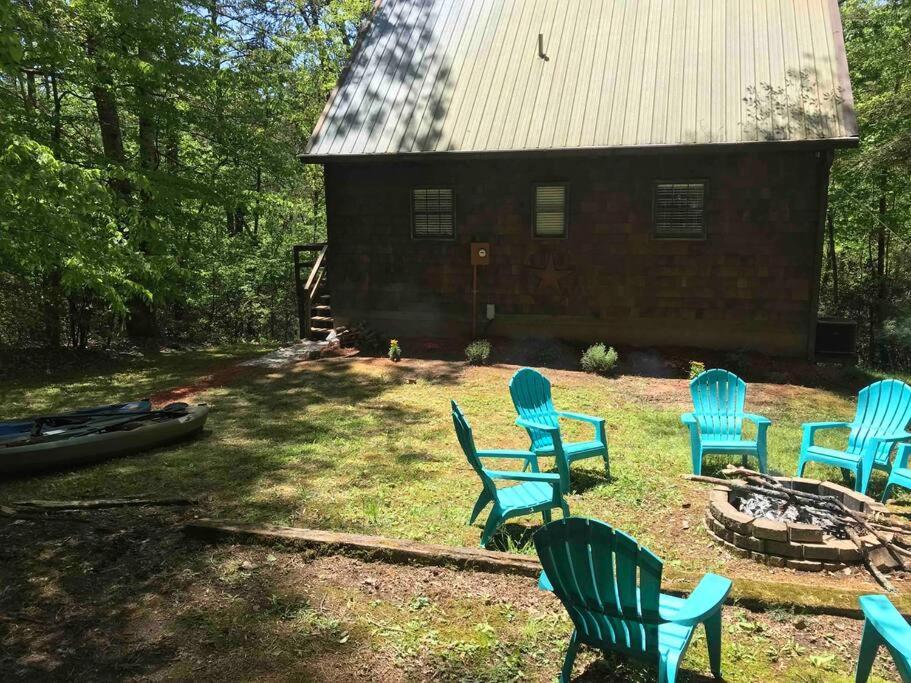 Cabin Fever On Cartecay River Ellijay Eksteriør bilde